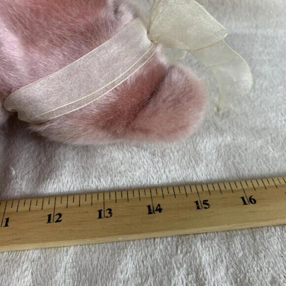 Gund 2002 Peoples Diamond Make Wish Mother Bear Pink Stuffed Plush Teddy Vintage - Picture 13 of 13